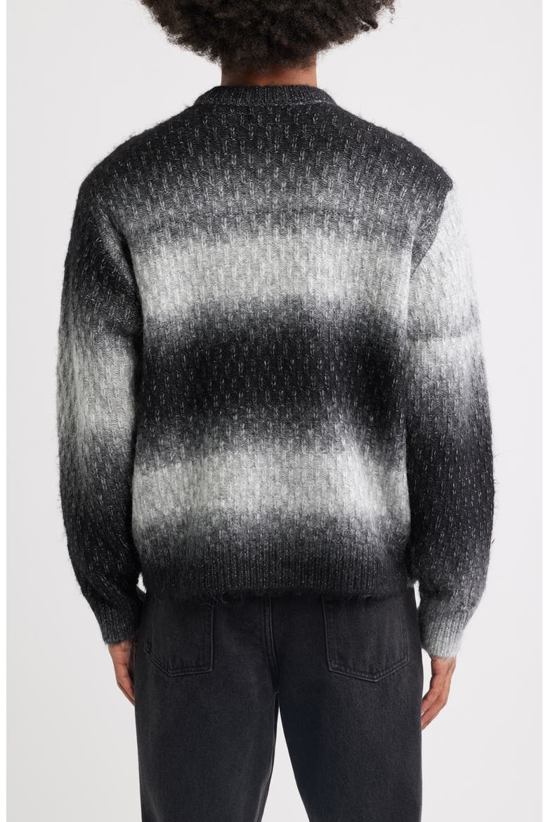 Haze Gradient Sweater, Alternate, color, BLACK MULTI
