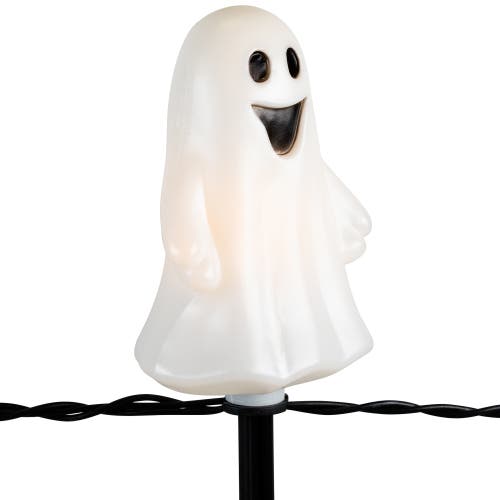 Northlight Lighted Ghost Shaped Halloween Outdoor Pathway Markers In Black
