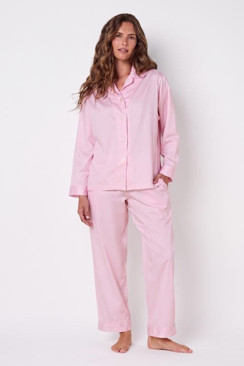 Classic Solid Pima Cotton Pajama Set