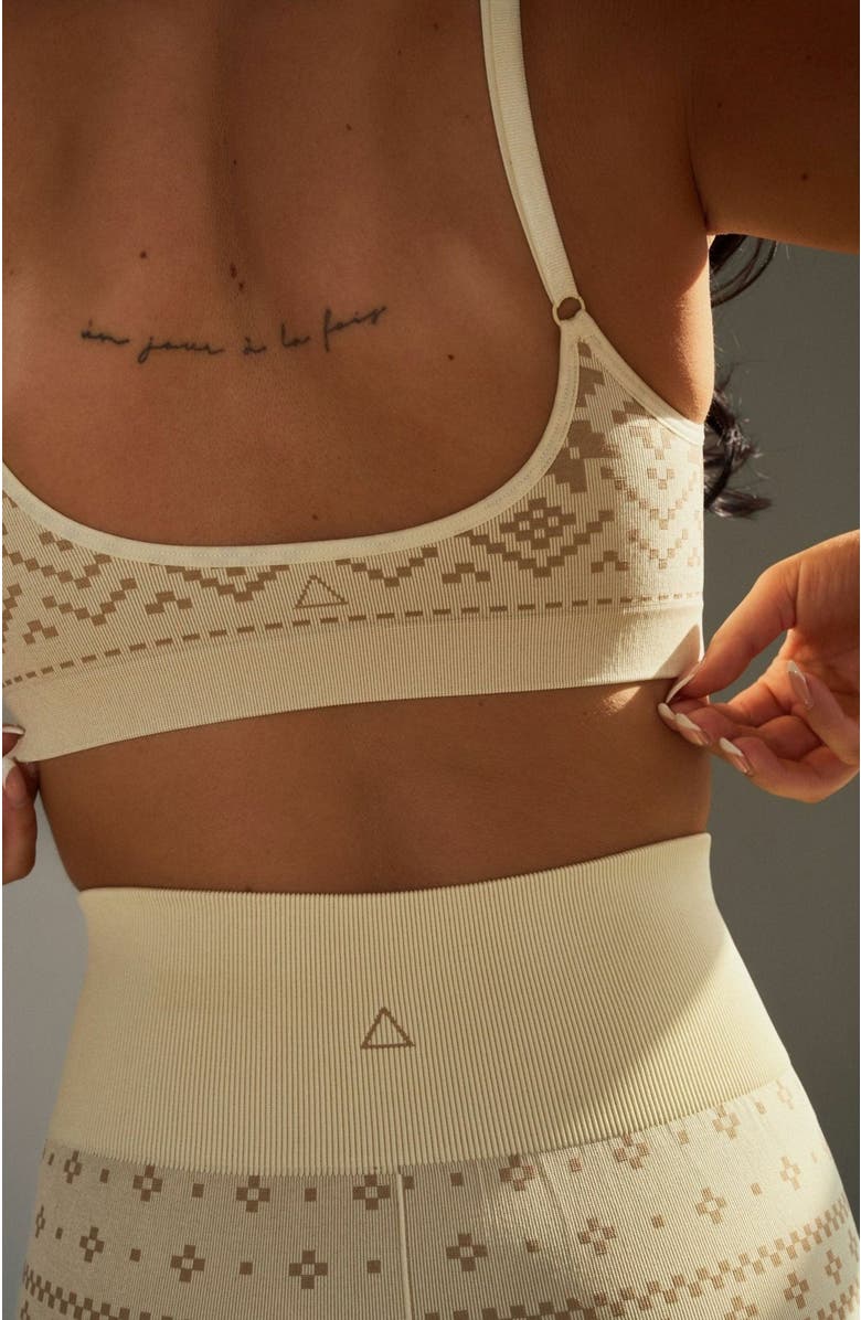 Vitality BaseLayer Cinch Bra, Alternate, color, Snowflake