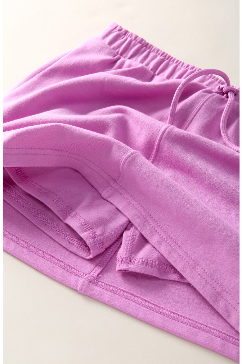 Kids' Cozy Fleece Skort, Alternate, color, PURPLE LILY