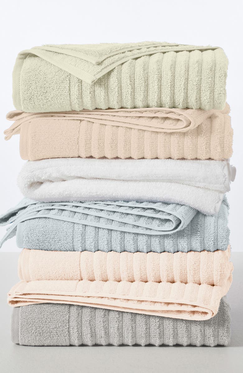 Woven & Weft Combed Cotton 4-Pack Bath Towels, Alternate, color, Midnight Grey