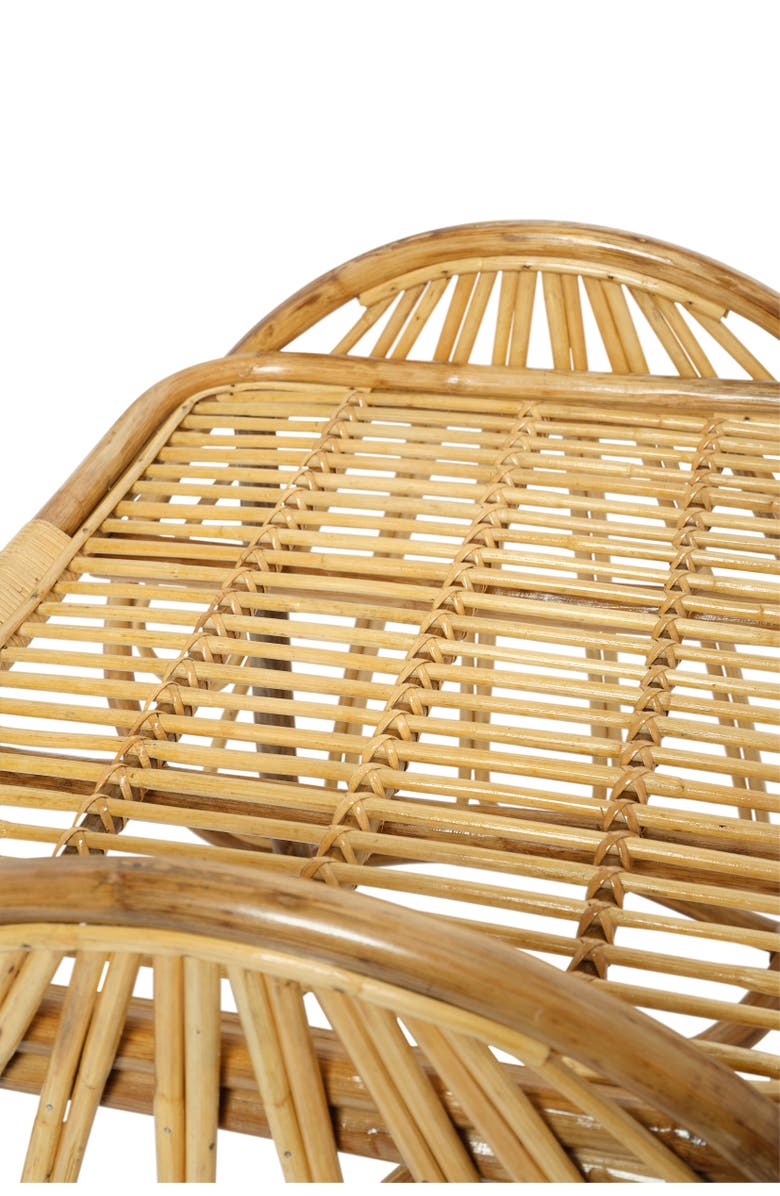 Wicker Village Lily Pad Planter Stool, Alternate, color, Natural - Large