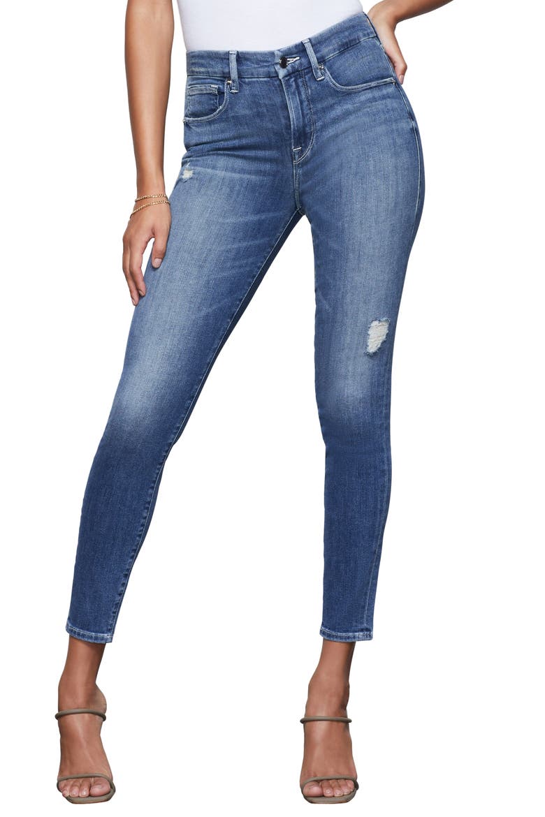 Good Legs High Waist Skinny Jeans, Main, color, BLUE341