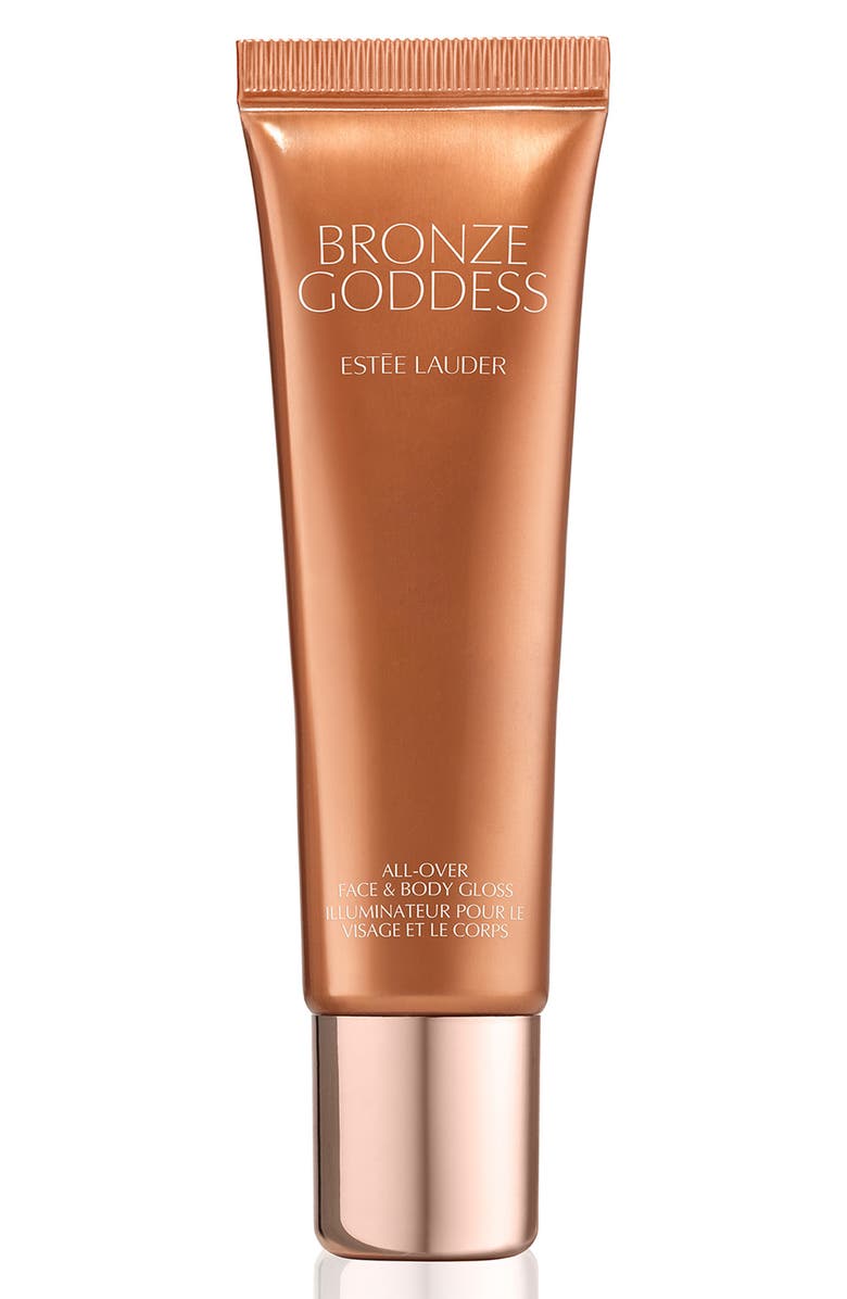 Estée Lauder Bronze Goddess All-Over Face & Body Gloss Liquid Highlighter, Main, color, 