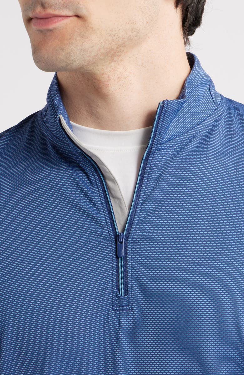 johnnie-O Jamie Quarter Zip, Alternate, color, Navy Mahalo