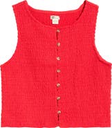 Billabong Kelsey Button-Up Sleeveless Top
