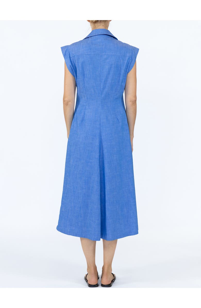 Callas Milano Miami Sleeveless shirtdress Dune, Alternate, color, Bright Indigo