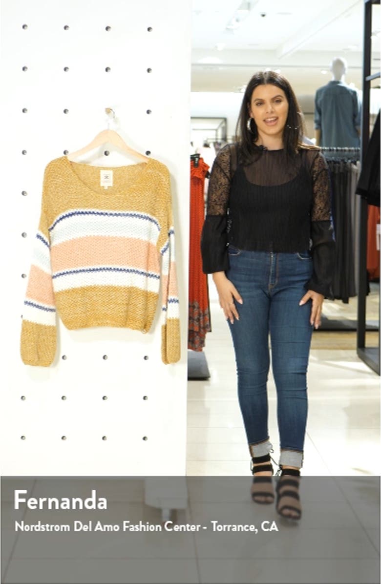 Sunsetters Stripe Sweater, sales video thumbnail