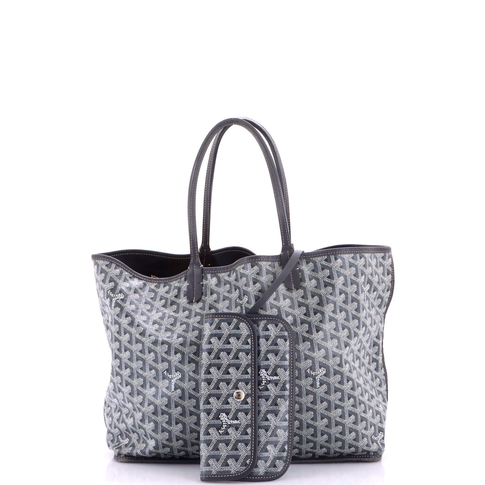 Anjou Reversible Tote Coated Canvas PM, Alternate, color, Gray