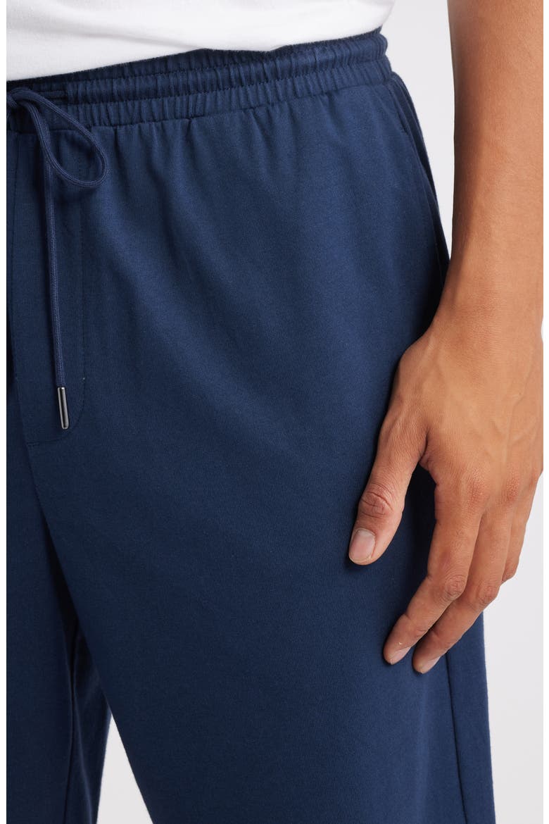 Cotton & Tencel® Modal Lounge Shorts, Alternate, color, NAVY STILL