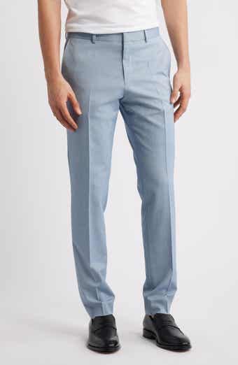 Genius Slim Fit Flat Front Stretch Dress Pants
