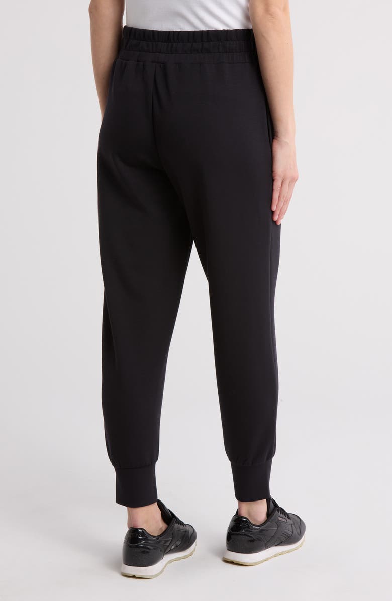 Z by Zella Whisper Knit Slim Joggers, Alternate, color, Black