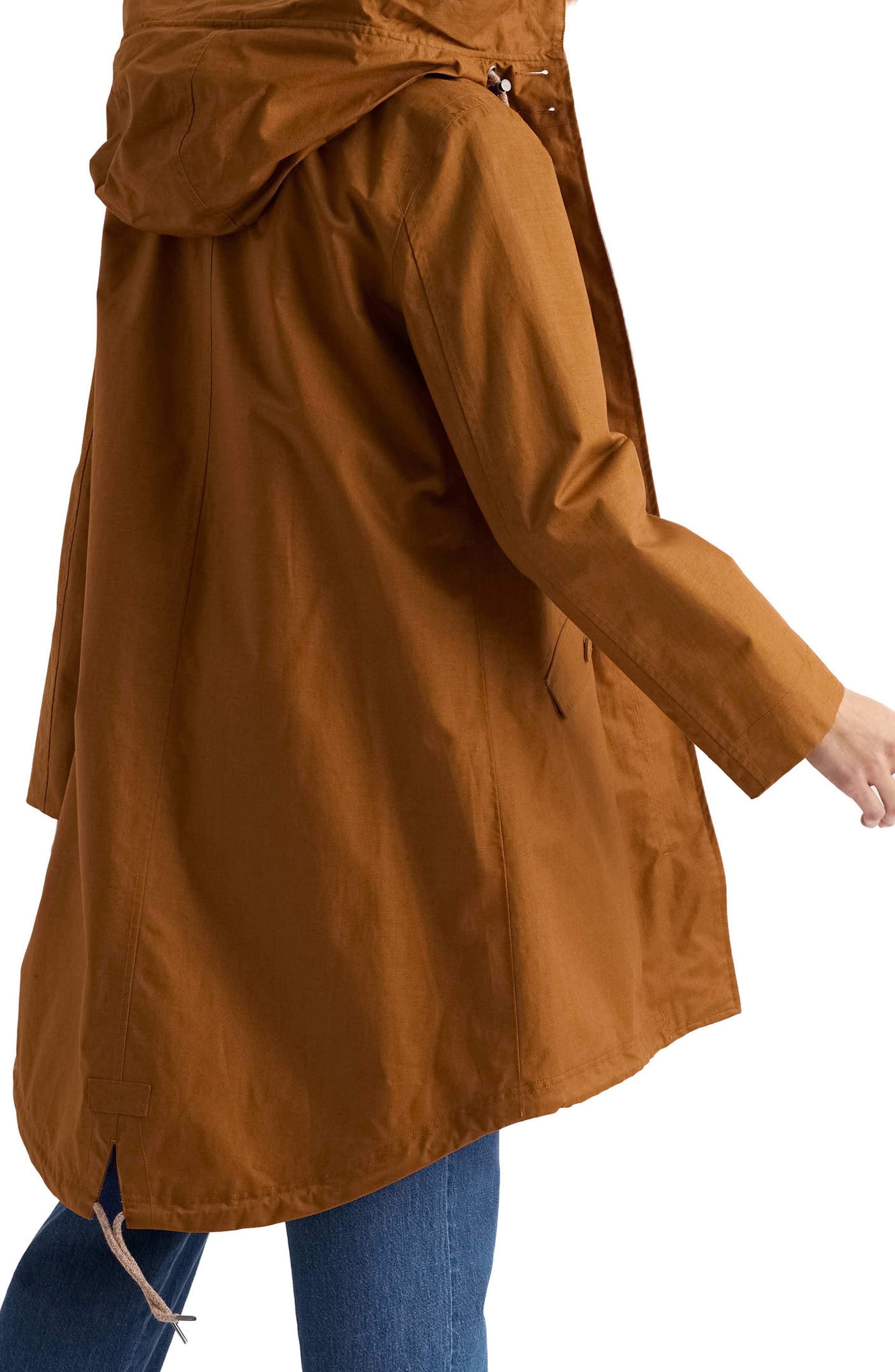 Женские Seasalt Cornwall Seafaring Waterproof Linen & Organic Cotton Hooded Coat — фото 2
