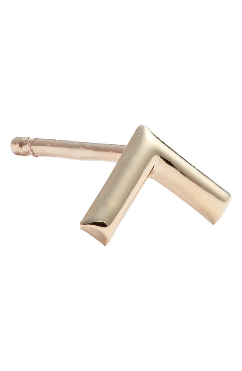 Bony Levy 14K Gold Chevron Earrings, Alternate, color,