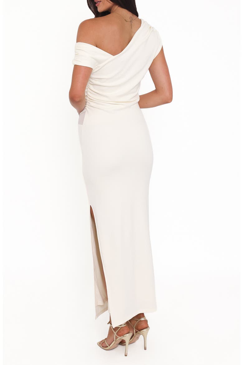 Edie One-Shoulder Maxi Dress, Alternate, color, BUTTER YELLOW