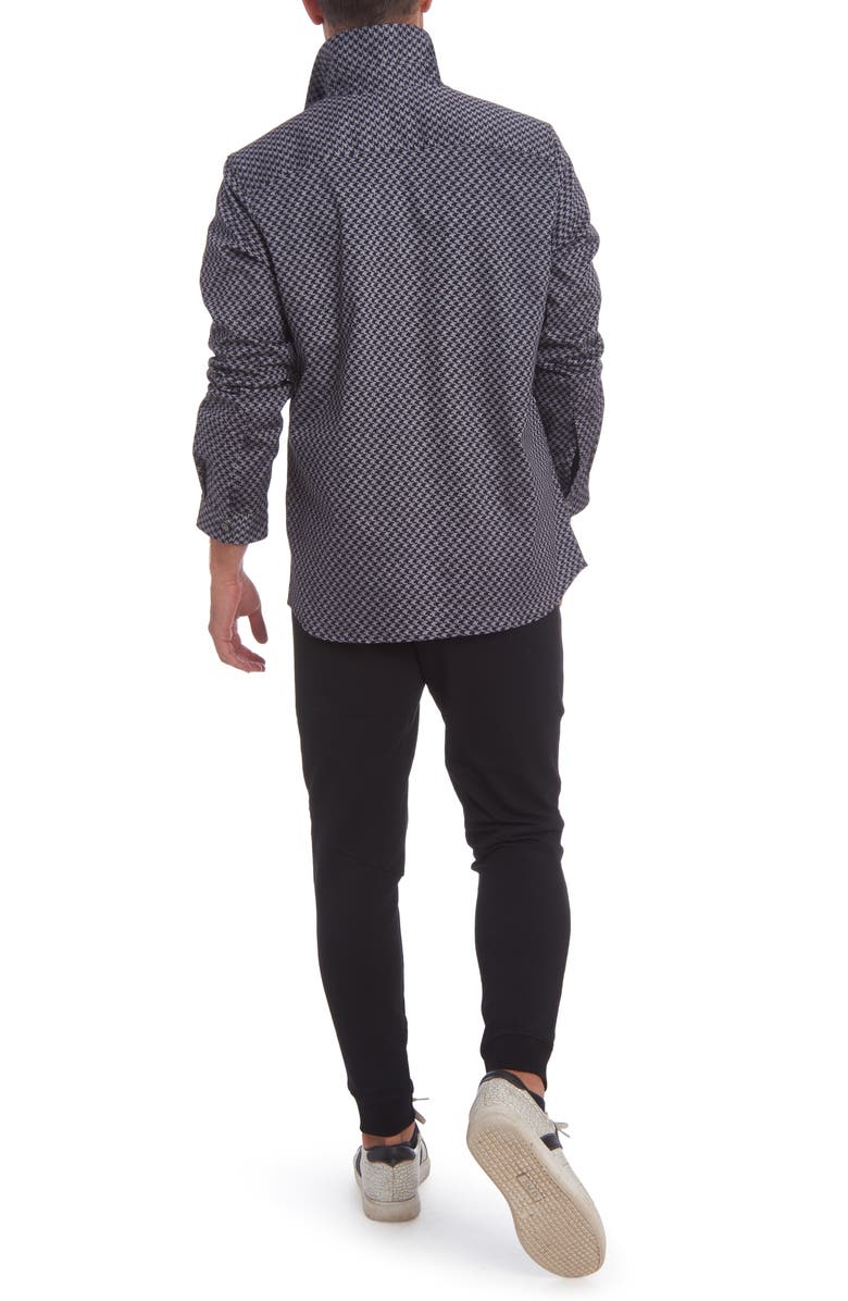 PINO BY PINOPORTE Button Front Shirt, Alternate, color, Black