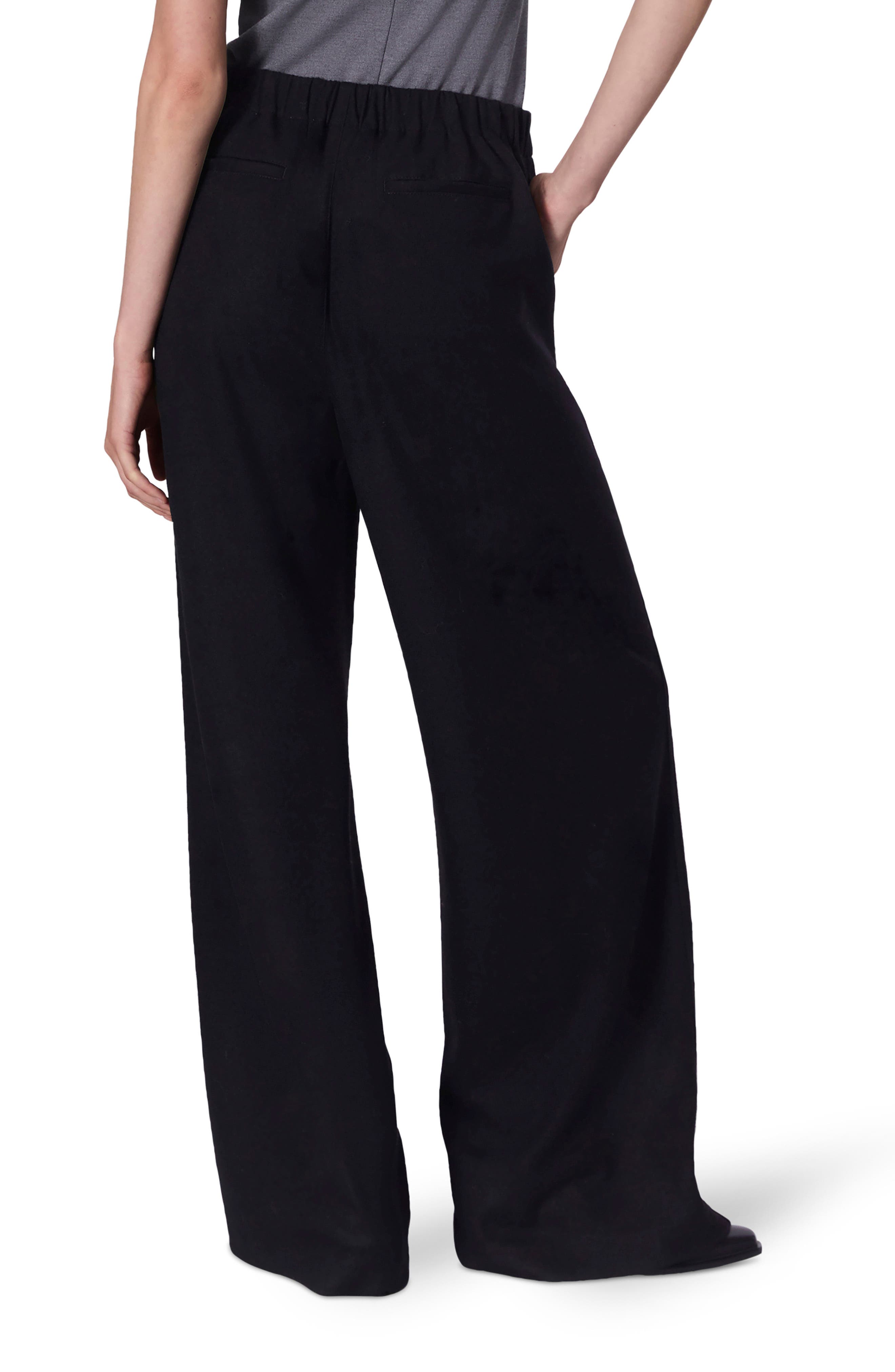 Melanie Wide Leg Wool Pants - image 2