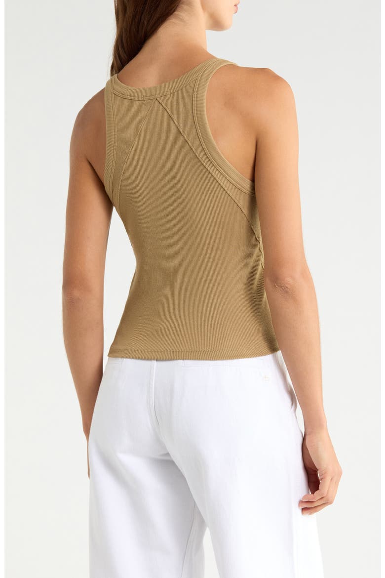 The Essential Rib Tank, Alternate, color, TOFFEE