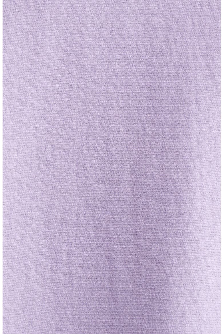 Classic Cotton French Terry Crewneck Sweatshirt, Alternate, color, LILAC BREEZE