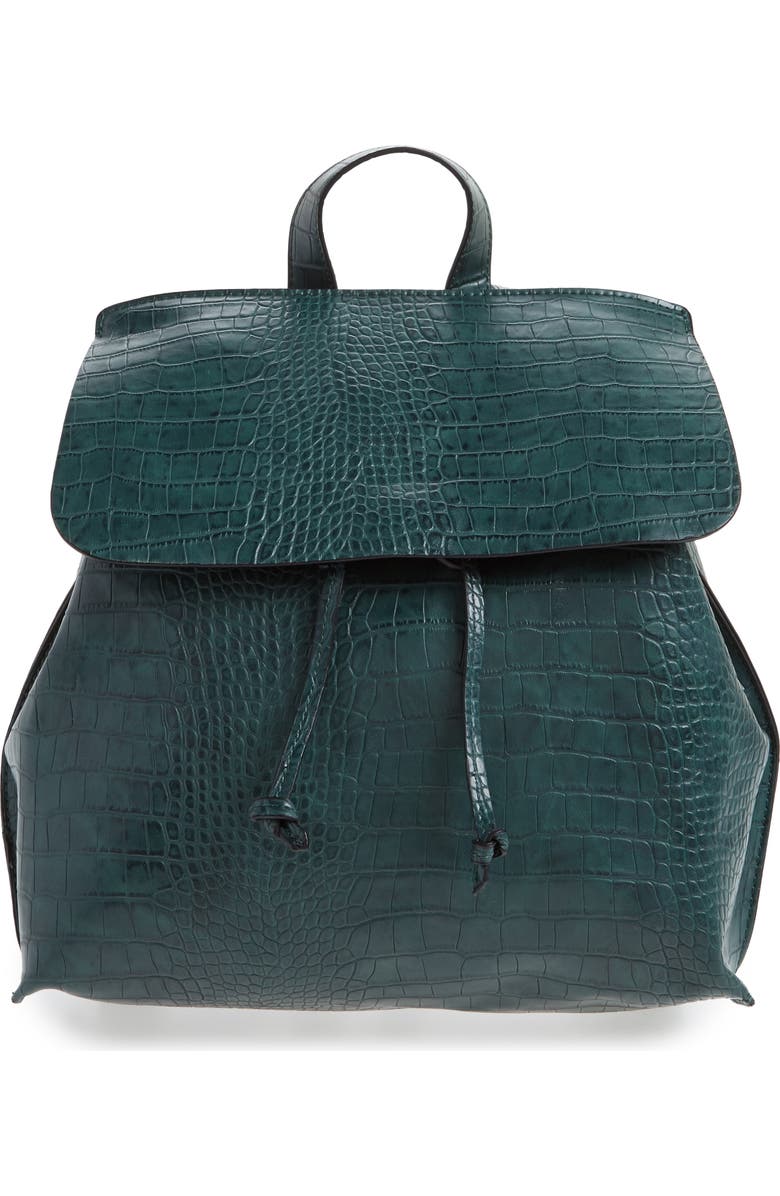 Sole Society Selena Faux Leather Backpack, Main, color,