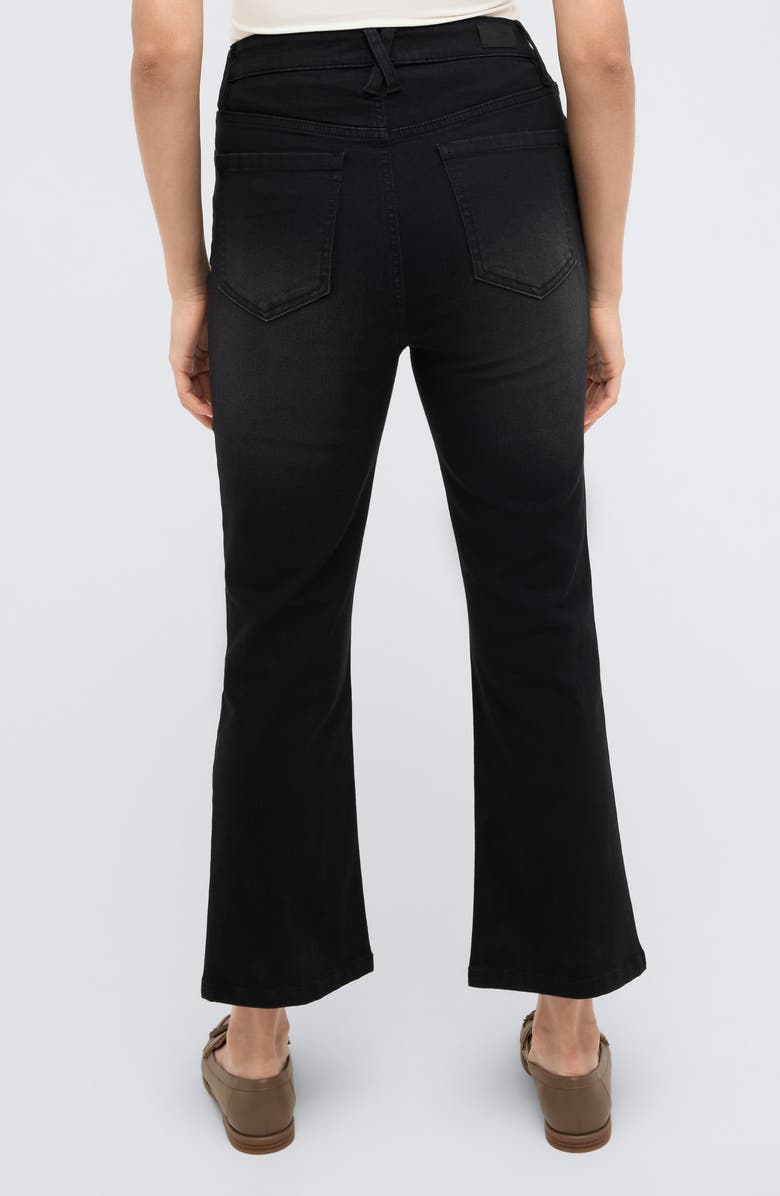 Kenneth Cole High Waist Crop Kick Flare Jeans, Alternate, color, Nik Wash