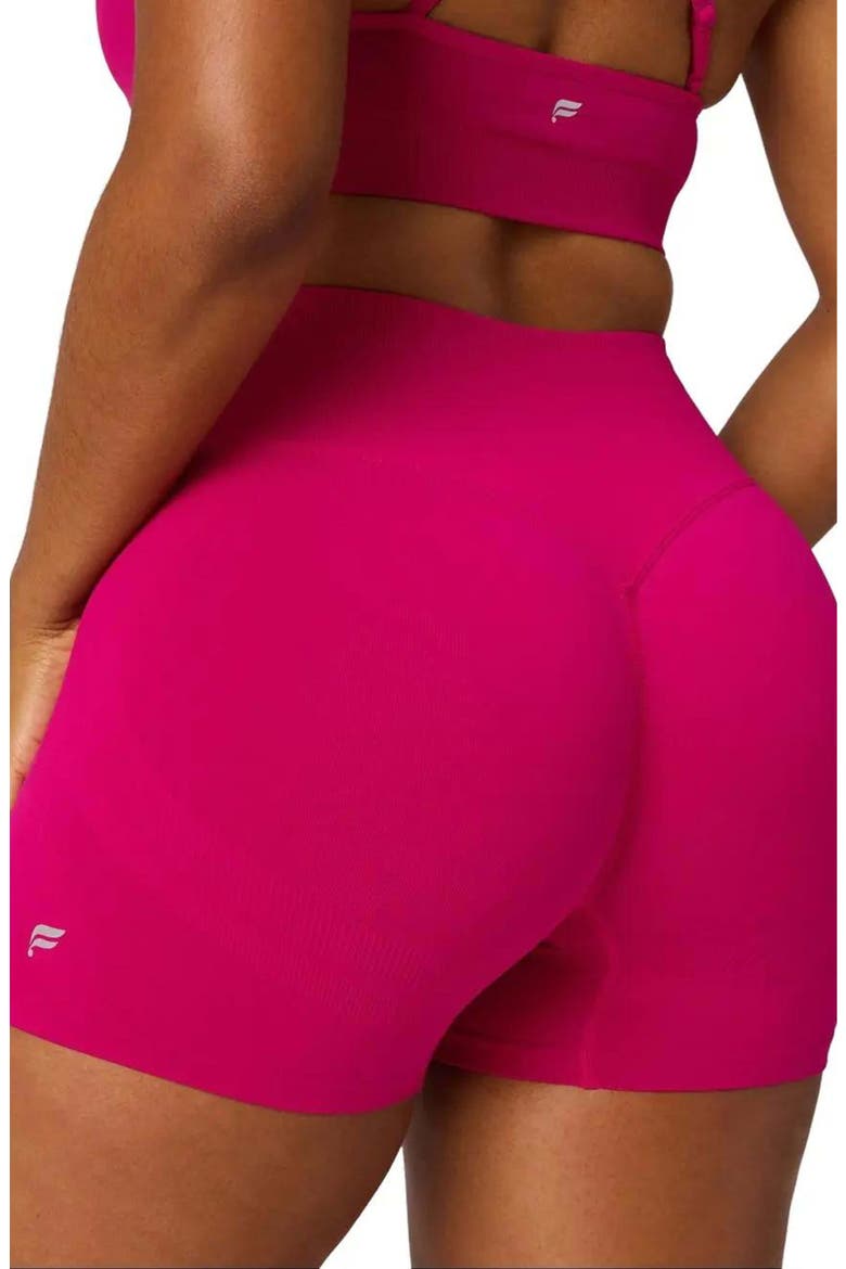 Seamless Scrunch 4'' Short, Alternate, color, Lush Berry