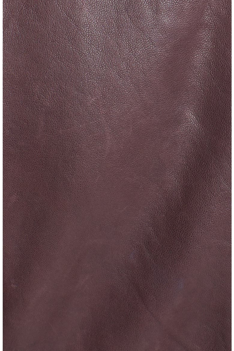Treasure&Bond Leather Jacket, Alternate, color, BURGUNDY FIELD
