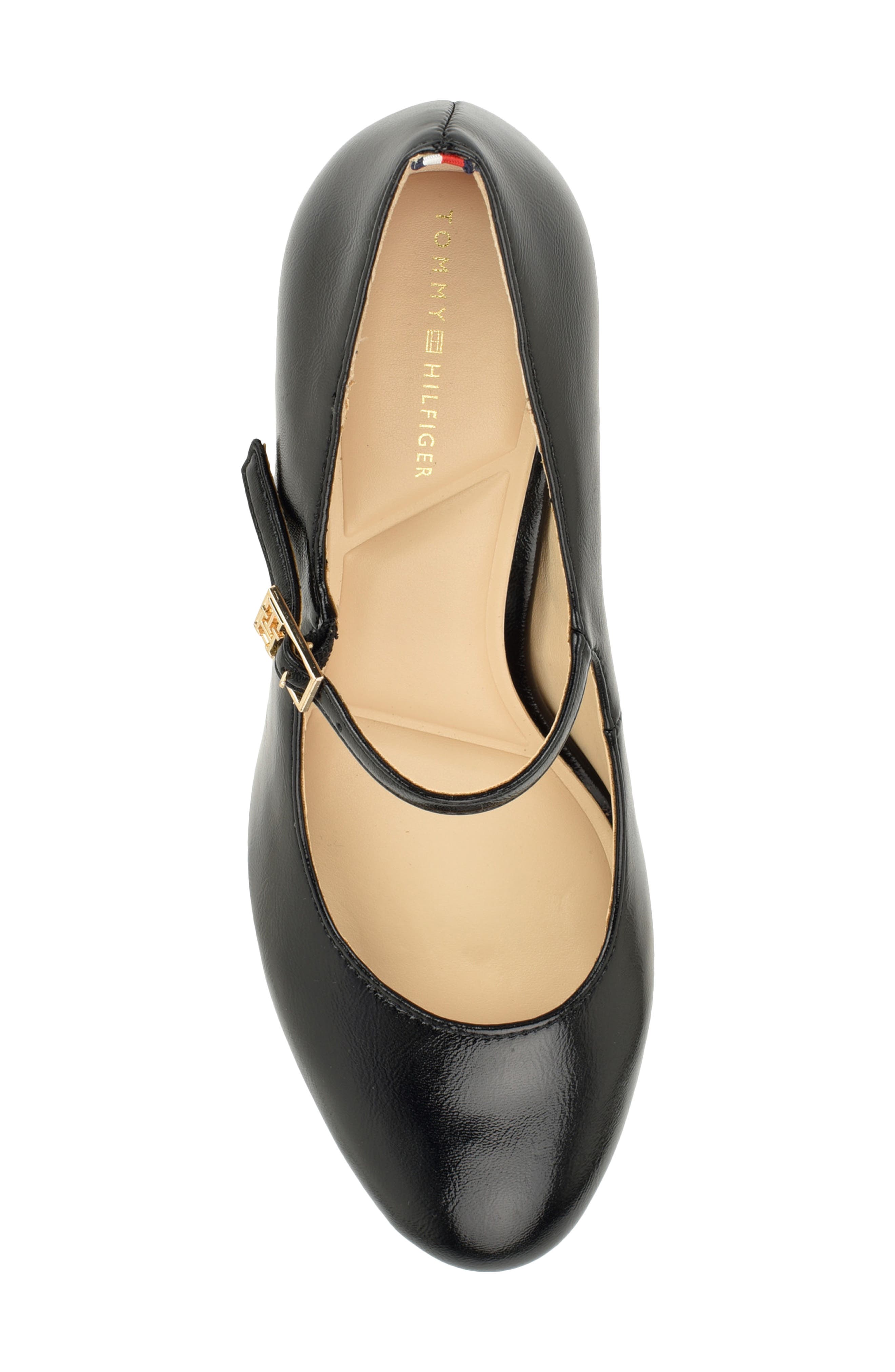 Sloane Faux Leather Mary Jane Pump, Alternate, color, BLACK