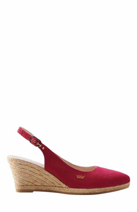 Palomera Canvas Espadrille Wedges