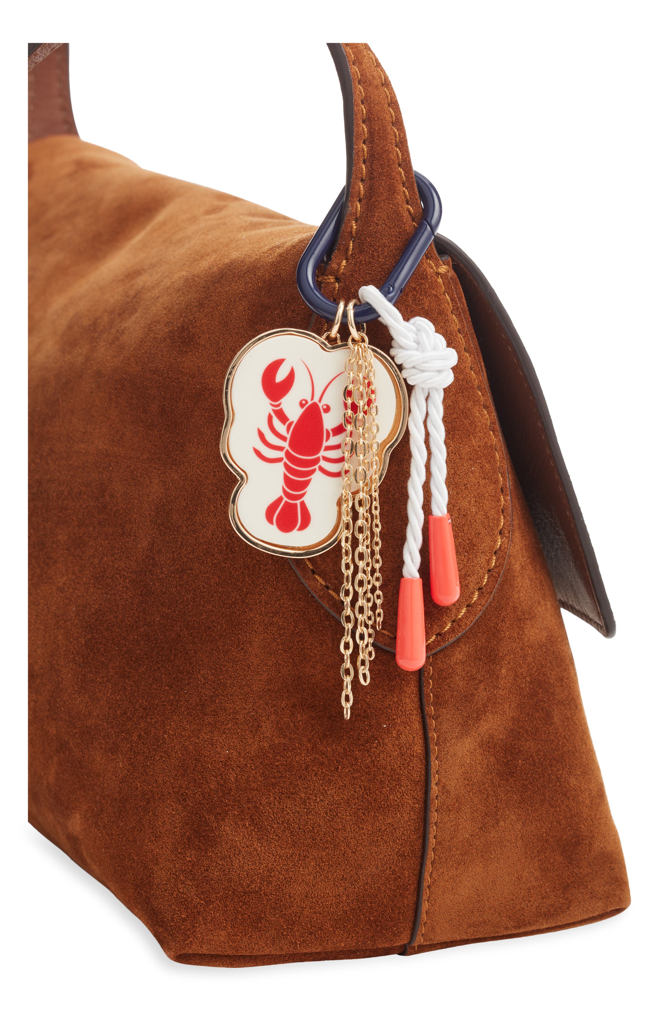 Chelsea28 Lobster Cluster Bag Charm, Alternate, color, Red Multi- Gold
