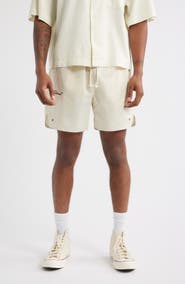 Elwood Olympic Embroidered Logo Nylon Shorts