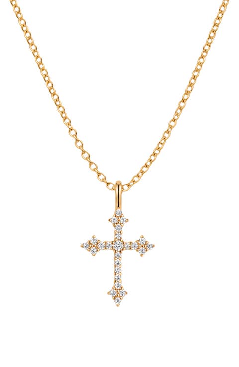 Cross Pendant Chain Necklace
