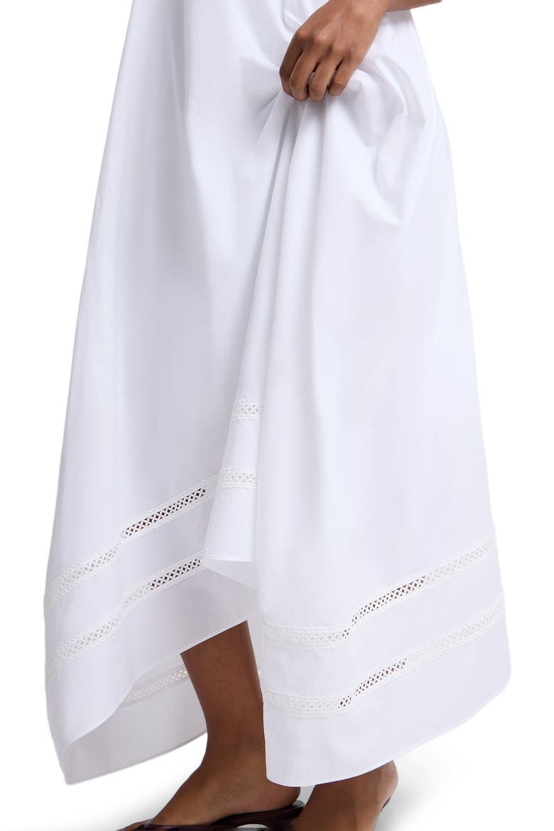 Square Neck Handkerchief Dress, Alternate, color, White