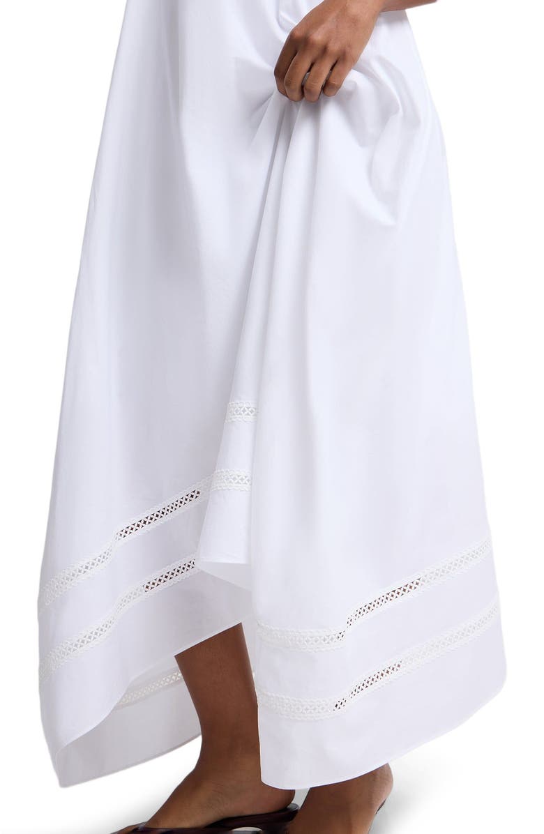 Onia Square Neck Handkerchief Dress, Alternate, color, White
