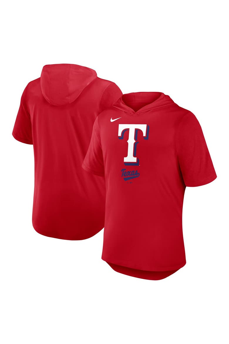 Men's Nike Red Texas Rangers Tri-Blend Hoodie T-Shirt, Main, color, Red