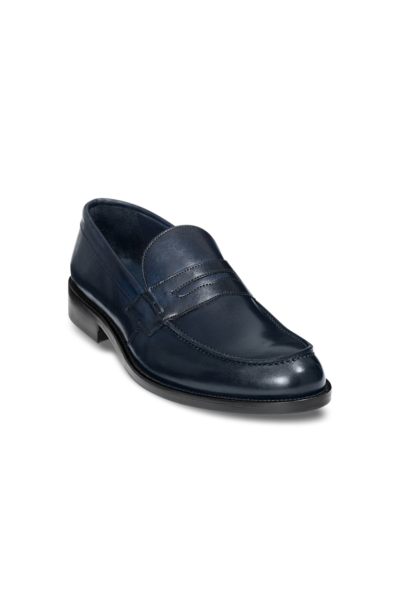Paul Fredrick Eric Penny Loafer, Main, color, Navy