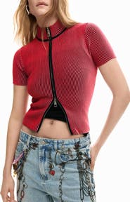 Desigual Stripe Knit Top
