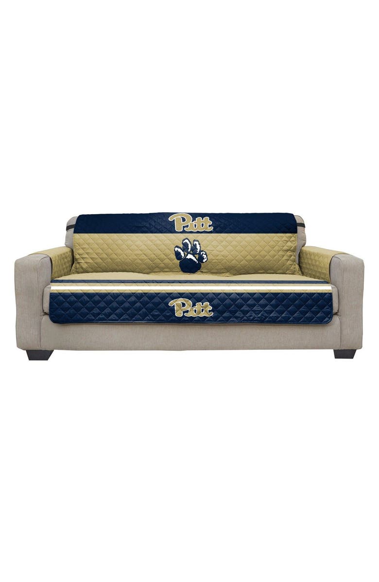 PEGASUS HOME FASHIONS Pitt Panthers Sofa Protector, Main, color, 