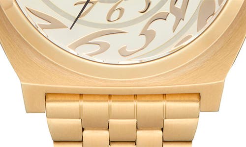 Nixon Time Teller In Gold