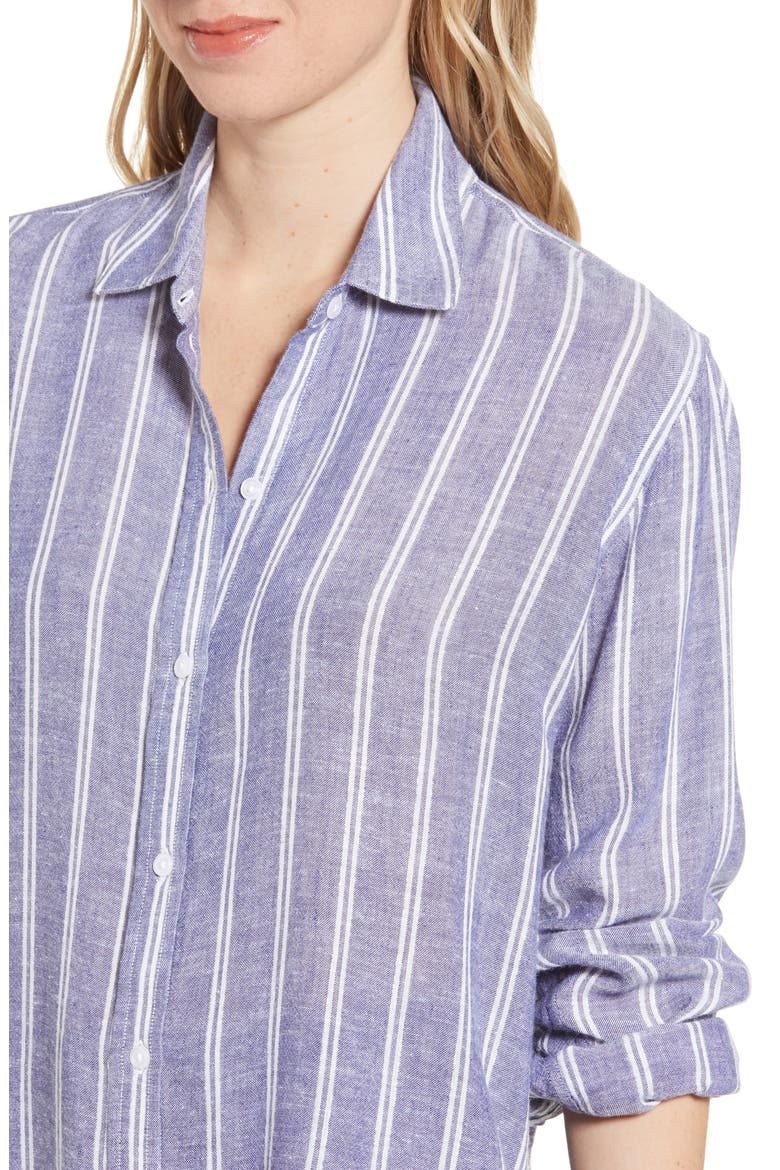 Sydney Stripe Shirt, Alternate, color, ARTIC STRIPE
