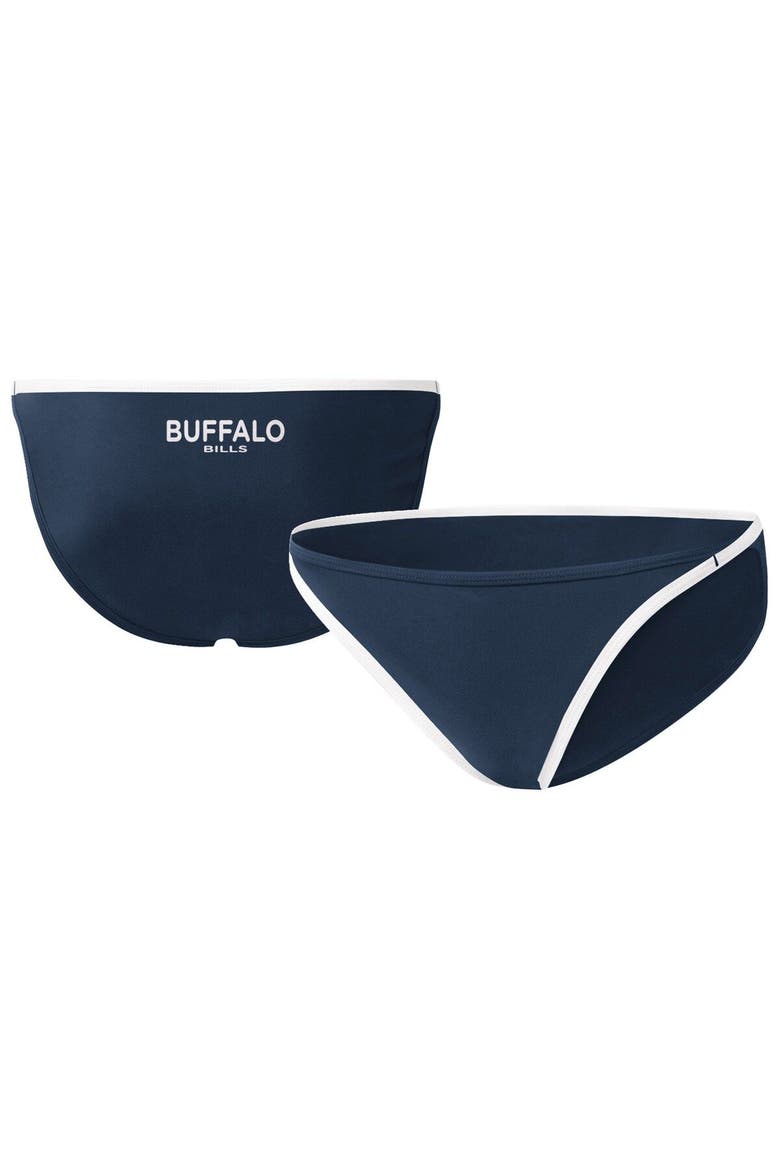 Women's G-III 4Her by Carl Banks Navy Buffalo Bills Play Action Bikini Bottom, Main, color, Navy