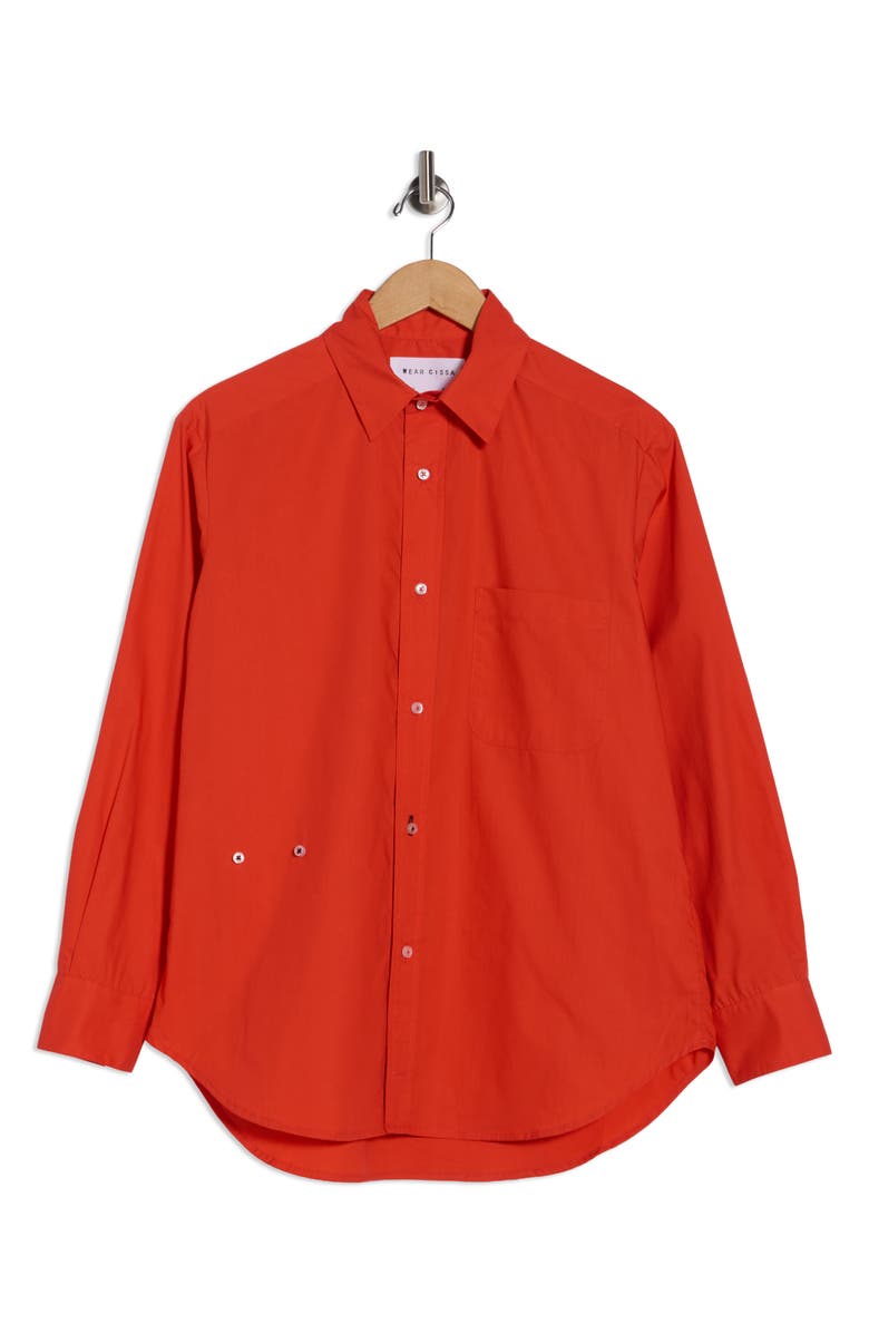 CISSA The Mens Cotton Button-Up Shirt, Alternate, color, Cajun