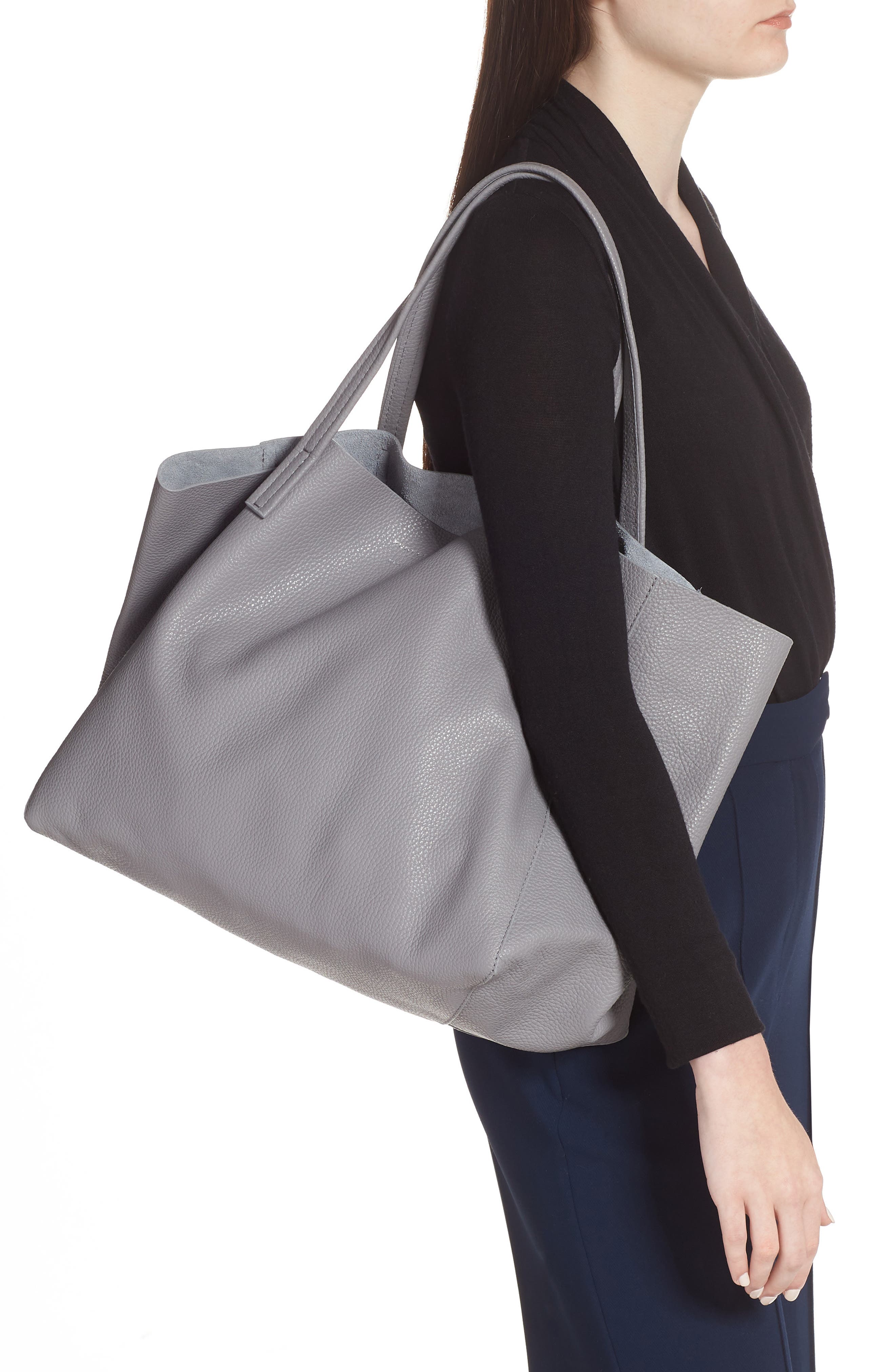 Kurt Geiger London Violet Leather Tote, Alternate, color, 