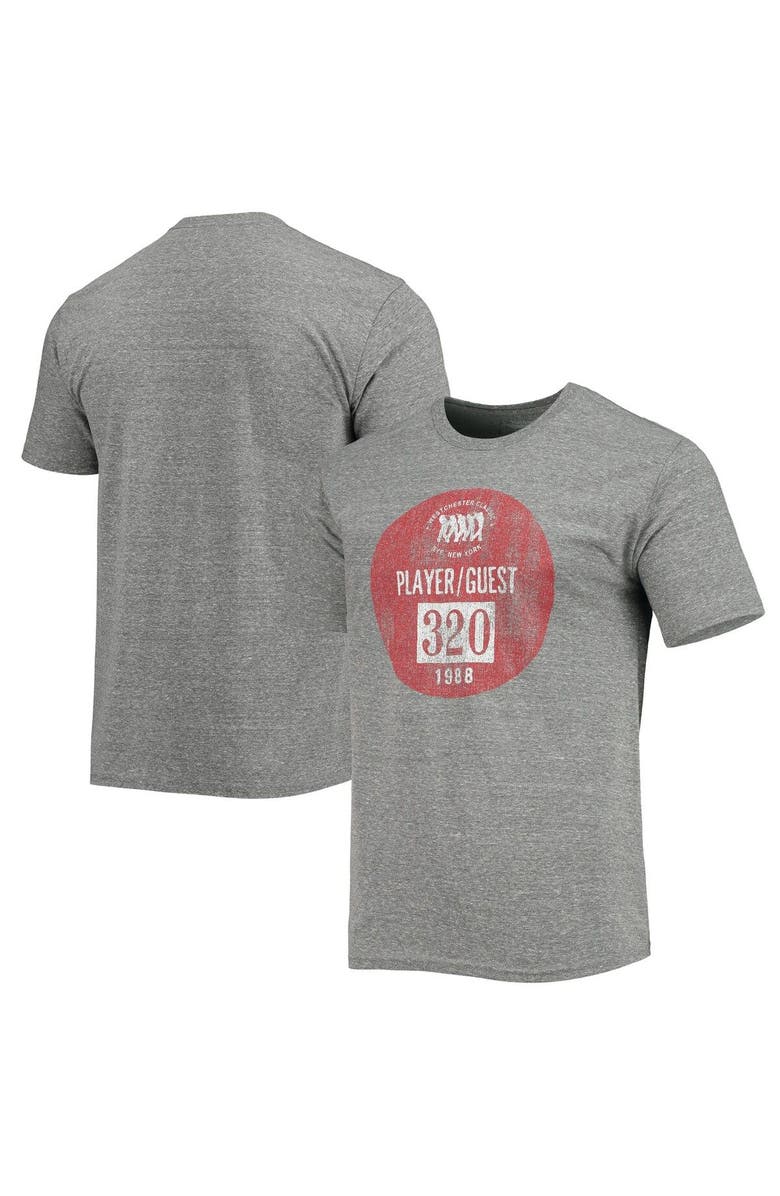 BLUE 84 Men's Blue 84 Heathered Gray WGC-FedEx St. Jude Invitational Heritage Collection Tri-Blend T-Shirt, Main, color, 