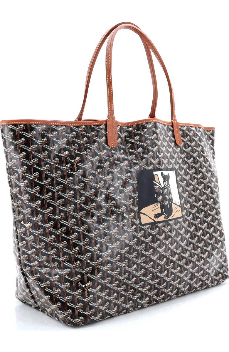 Pre-Owned Goyard Saint Louis Tote Printed Coated Canvas GM, Alternate, color,