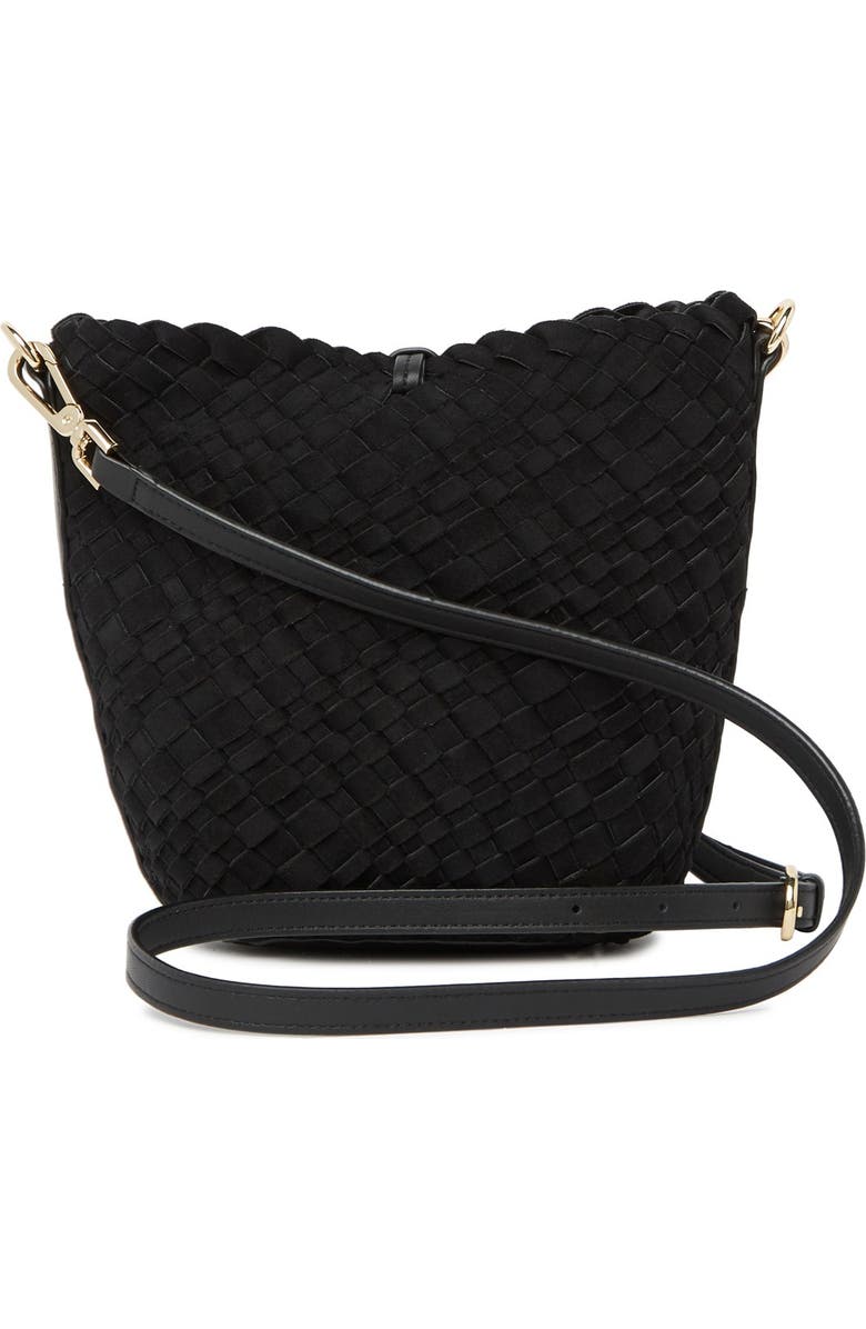 Calvin Klein Naomi Woven North/South Crossbody, Alternate, color,