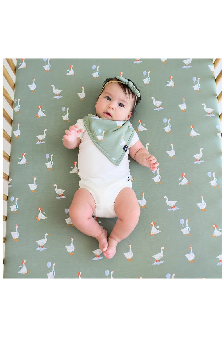 Silly Goose Jersey Crib Sheet, Alternate, color, SILLY GOOSE