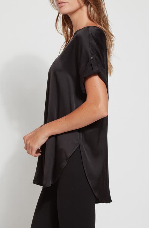 Lyssé Lysse Santorini V-neck Top In Black