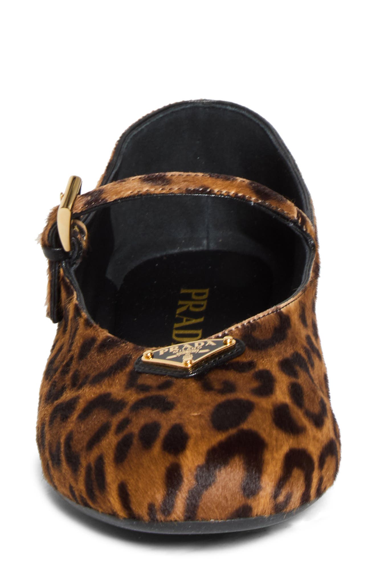 Logo Genuine Calf Hair Mary Jane, Alternate, color, MIELE